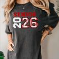 Senior Night Class Of 2026 Baseball Seniors Matching Team Women's Comfort Colors T-Shirt Pepper