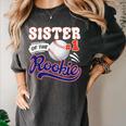 Sister Rookie Of Year 1st Birthday Baseball Theme Matching Women's Comfort Colors T-Shirt Pepper