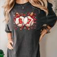 Six Seven 67 Meme Baseball Coquette Bow Valentine Women's Comfort Colors T-Shirt Pepper Six Seven 67 Meme Baseball Coquette Bow Valentine Women's Comfort Colors T-Shirt Pepper
