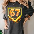 Six Seven 67 Meme Gen Alpha Slang Baseball 101 Women's Comfort Colors T-Shirt Pepper Six Seven 67 Meme Gen Alpha Slang Baseball 101 Women's Comfort Colors T-Shirt Pepper