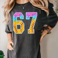 Six Seven Baseball Drip Women's Comfort Colors T-Shirt Pepper Six Seven Baseball Drip Women's Comfort Colors T-Shirt Pepper