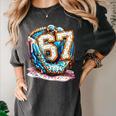 Six Seven Baseball Lifestyle 67 Meme Gen Alpha Slang Women's Comfort Colors T-Shirt Pepper