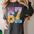 Six Seven Drip Baseball Player Number 67 Or 67th Birthday Women's Comfort Colors T-Shirt Pepper Six Seven Drip Baseball Player Number 67 Or 67th Birthday Women's Comfort Colors T-Shirt Pepper