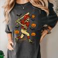 Skeleton Halloween Baseball Boys Men Kids Toddler Women's Comfort Colors T-Shirt Pepper