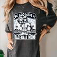So God Made A Baseball Mom Baseball Player Premium Women's Comfort Colors T-Shirt Pepper So God Made A Baseball Mom Baseball Player Premium Women's Comfort Colors T-Shirt Pepper