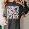 Somebody's Loud & Proud Baseball Mom Mama Sport Cute Women's Comfort Colors T-Shirt Pepper Somebody's Loud & Proud Baseball Mom Mama Sport Cute Women's Comfort Colors T-Shirt Pepper