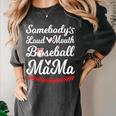 Somebody's Loudmouth Baseball Mom Mothers Day Baseball Women's Comfort Colors T-Shirt Pepper Somebody's Loudmouth Baseball Mom Mothers Day Baseball Women's Comfort Colors T-Shirt Pepper