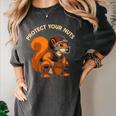 Squirell Baseball Catcher Player Joke Tee Protect Your Nuts Women's Comfort Colors T-Shirt Pepper Squirell Baseball Catcher Player Joke Tee Protect Your Nuts Women's Comfort Colors T-Shirt Pepper