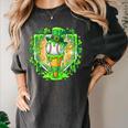 St Patrick Day Baseball Drip Ice Cream Baseball Home Plate Women's Comfort Colors T-Shirt Pepper St Patrick Day Baseball Drip Ice Cream Baseball Home Plate Women's Comfort Colors T-Shirt Pepper