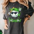 St Patrick Day Baseball Drip Ice Cream Baseball Player Men Women's Comfort Colors T-Shirt Pepper St Patrick Day Baseball Drip Ice Cream Baseball Player Men Women's Comfort Colors T-Shirt Pepper