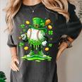 St Patrick Day Baseball Drip Ice Cream Baseball Women's Comfort Colors T-Shirt Pepper St Patrick Day Baseball Drip Ice Cream Baseball Women's Comfort Colors T-Shirt Pepper