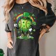 St Patricks Day Baseball Leprechaun Rainbow Green Baseball Women's Comfort Colors T-Shirt Pepper St Patricks Day Baseball Leprechaun Rainbow Green Baseball Women's Comfort Colors T-Shirt Pepper