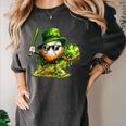 St Patrick’s Day Baseball Shamrock Player Women's Comfort Colors T-Shirt Pepper St Patrick’s Day Baseball Shamrock Player Women's Comfort Colors T-Shirt Pepper