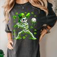St Patricks Day Baseball Skeleton Irish Leprechaun Hat Boys Women's Comfort Colors T-Shirt Pepper St Patricks Day Baseball Skeleton Irish Leprechaun Hat Boys Women's Comfort Colors T-Shirt Pepper
