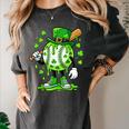 St Patricks Day Shamrock Baseball Drip Icecream Irish Boys Women's Comfort Colors T-Shirt Pepper St Patricks Day Shamrock Baseball Drip Icecream Irish Boys Women's Comfort Colors T-Shirt Pepper