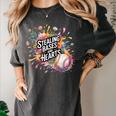 Stealing Bases And Hearts Baseball Puns Sports Women's Comfort Colors T-Shirt Pepper Stealing Bases And Hearts Baseball Puns Sports Women's Comfort Colors T-Shirt Pepper