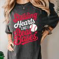 Stealing Hearts Like I Steal Bases Cute Baseball Boys Women's Comfort Colors T-Shirt Pepper Stealing Hearts Like I Steal Bases Cute Baseball Boys Women's Comfort Colors T-Shirt Pepper