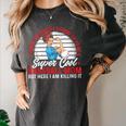 Super Cool Baseball Mom Here I'M Killing It Women's Comfort Colors T-Shirt Pepper Super Cool Baseball Mom Here I'M Killing It Women's Comfort Colors T-Shirt Pepper