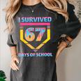 I Survived 67 Days Of School Baseball Trend For Boys Girls Women's Comfort Colors T-Shirt Pepper