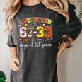 I Survived 6733 Days Of 1st Grade Baseball Football 100 Day Women's Comfort Colors T-Shirt Pepper