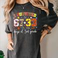 I Survived 6733 Days Of 3rd Grade Baseball Football 100 Day Women's Comfort Colors T-Shirt Pepper