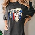 T-Ball Mimi Baseball Mom Game Day Women's Comfort Colors T-Shirt Pepper