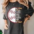 It Takes a Lot Of Balls To Be a Baseball Mom Women's Comfort Colors T-Shirt Pepper It Takes a Lot Of Balls To Be a Baseball Mom Women's Comfort Colors T-Shirt Pepper