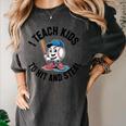 I Teach Kids To Hit And Steal Baseball Softball Coach Women's Comfort Colors T-Shirt Pepper I Teach Kids To Hit And Steal Baseball Softball Coach Women's Comfort Colors T-Shirt Pepper