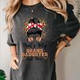 That's My Granddaughter Out There Baseball Mom Mother's Day Women's Comfort Colors T-Shirt Pepper