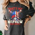 That's My Nephew Out There Baseball Cream Drip Crossed Bat Women's Comfort Colors T-Shirt Pepper That's My Nephew Out There Baseball Cream Drip Crossed Bat Women's Comfort Colors T-Shirt Pepper