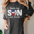 Thats My Son Out There For a Dominican Baseball Mom Women's Comfort Colors T-Shirt Pepper Thats My Son Out There For a Dominican Baseball Mom Women's Comfort Colors T-Shirt Pepper