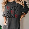 Tic Tac Toe Love Hearts Romantic Valentine Raglan Baseball Tee Women's Comfort Colors T-Shirt Pepper Tic Tac Toe Love Hearts Romantic Valentine Raglan Baseball Tee Women's Comfort Colors T-Shirt Pepper