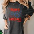 Tired Baseball Mom Club Baseball Mama Mother's Day Women's Comfort Colors T-Shirt Pepper