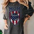 USA Mum Mother's Day Baseball Mom Women's Comfort Colors T-Shirt Pepper