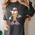 USA Patriotic Baseball Ice Cream Cone Freedom Women's Comfort Colors T-Shirt Pepper USA Patriotic Baseball Ice Cream Cone Freedom Women's Comfort Colors T-Shirt Pepper