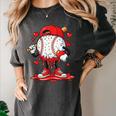 Valentine Baseball Drip Ice Cream Youth Boys Couples Women's Comfort Colors T-Shirt Pepper Valentine Baseball Drip Ice Cream Youth Boys Couples Women's Comfort Colors T-Shirt Pepper
