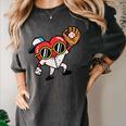 Valentines Day Baseball Heart Gloves Cute Boys Kid Youth Men Women's Comfort Colors T-Shirt Pepper Valentines Day Baseball Heart Gloves Cute Boys Kid Youth Men Women's Comfort Colors T-Shirt Pepper