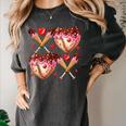 Valentines Day Drip Heart Baseball XOXO Boys Kids Men Sport Women's Comfort Colors T-Shirt Pepper Valentines Day Drip Heart Baseball XOXO Boys Kids Men Sport Women's Comfort Colors T-Shirt Pepper