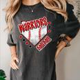 Warriors Home Plate Baseball Sports Baseball Mom Women's Comfort Colors T-Shirt Pepper Warriors Home Plate Baseball Sports Baseball Mom Women's Comfort Colors T-Shirt Pepper