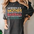 When A Mother Signs Child Up For Baseball Baseball Mom Premium Women's Comfort Colors T-Shirt Pepper When A Mother Signs Child Up For Baseball Baseball Mom Premium Women's Comfort Colors T-Shirt Pepper