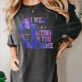 I Will Be Waiting For You At Home Baseball Softball Catcher Women's Comfort Colors T-Shirt Pepper I Will Be Waiting For You At Home Baseball Softball Catcher Women's Comfort Colors T-Shirt Pepper