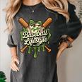 Women's Baseball Life Style 101 Apparel Youth Drip Baseball Boys Kid Women's Comfort Colors T-Shirt Pepper Women's Baseball Life Style 101 Apparel Youth Drip Baseball Boys Kid Women's Comfort Colors T-Shirt Pepper