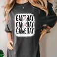 Womens Baseball Mom Leopard Game Day Mother's Day Women's Comfort Colors T-Shirt Pepper Womens Baseball Mom Leopard Game Day Mother's Day Women's Comfort Colors T-Shirt Pepper