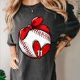 Womens Custom Baseball Mom Number 11 Heart For Mom Mommy Women's Comfort Colors T-Shirt Pepper Womens Custom Baseball Mom Number 11 Heart For Mom Mommy Women's Comfort Colors T-Shirt Pepper