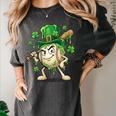 Women's St Patricks Day Baseball Leprechaun Shamrock Player Boys Kid Women's Comfort Colors T-Shirt Pepper Women's St Patricks Day Baseball Leprechaun Shamrock Player Boys Kid Women's Comfort Colors T-Shirt Pepper
