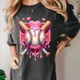 Women's Valentines Day Baseball Boys Ice Cream Drip Heart Youth Kids Women's Comfort Colors T-Shirt Pepper Women's Valentines Day Baseball Boys Ice Cream Drip Heart Youth Kids Women's Comfort Colors T-Shirt Pepper