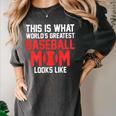 This Is What World's Greatest Baseball Mom Baseball Women's Comfort Colors T-Shirt Pepper This Is What World's Greatest Baseball Mom Baseball Women's Comfort Colors T-Shirt Pepper