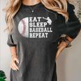 Youth Eat Sleep Baseball Repeat Catcher Boys Men Women's Comfort Colors T-Shirt Pepper Youth Eat Sleep Baseball Repeat Catcher Boys Men Women's Comfort Colors T-Shirt Pepper