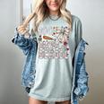 100 Days Of School Baseball 100th Day Of School Coquette Bow Women's Comfort Colors T-Shirt Denim 100 Days Of School Baseball 100th Day Of School Coquette Bow Women's Comfort Colors T-Shirt Denim