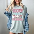 100 Days Of School Baseball 100th Day Of School Girls Women's Comfort Colors T-Shirt Denim 100 Days Of School Baseball 100th Day Of School Girls Women's Comfort Colors T-Shirt Denim
